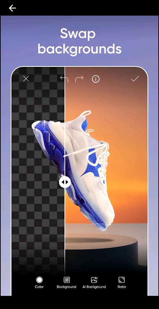 PicsArt Mod APK Background Eraser 